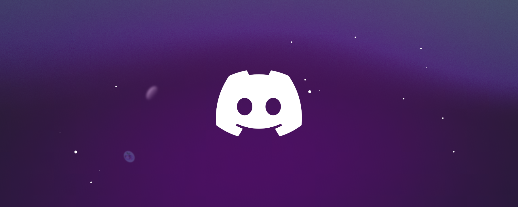 The Discord logo in front of a simplified background.