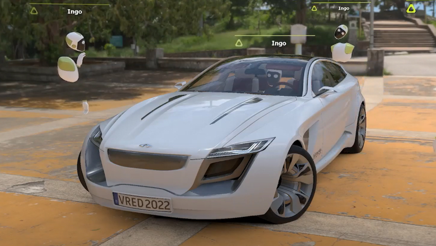 Collaboration between  NVIDIA VR Capture and Replay (VCR) and Autodesk VRED